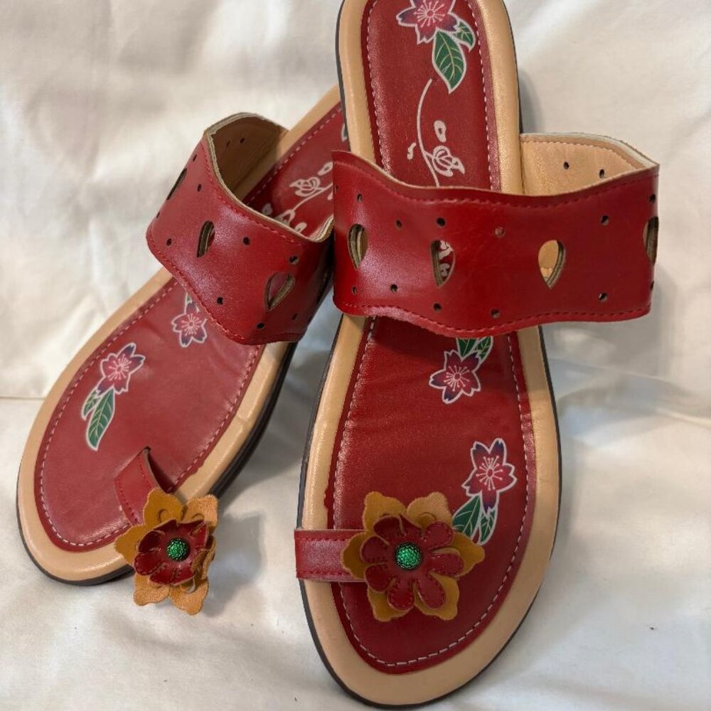 Red Sandals